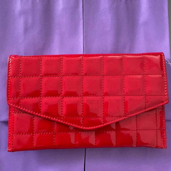 Handbags - Red Clutch Bag